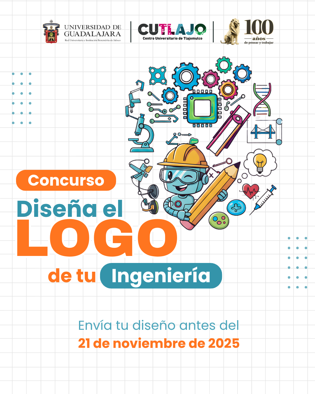 Logotipos de las carreras de Ingeniería sin código QR