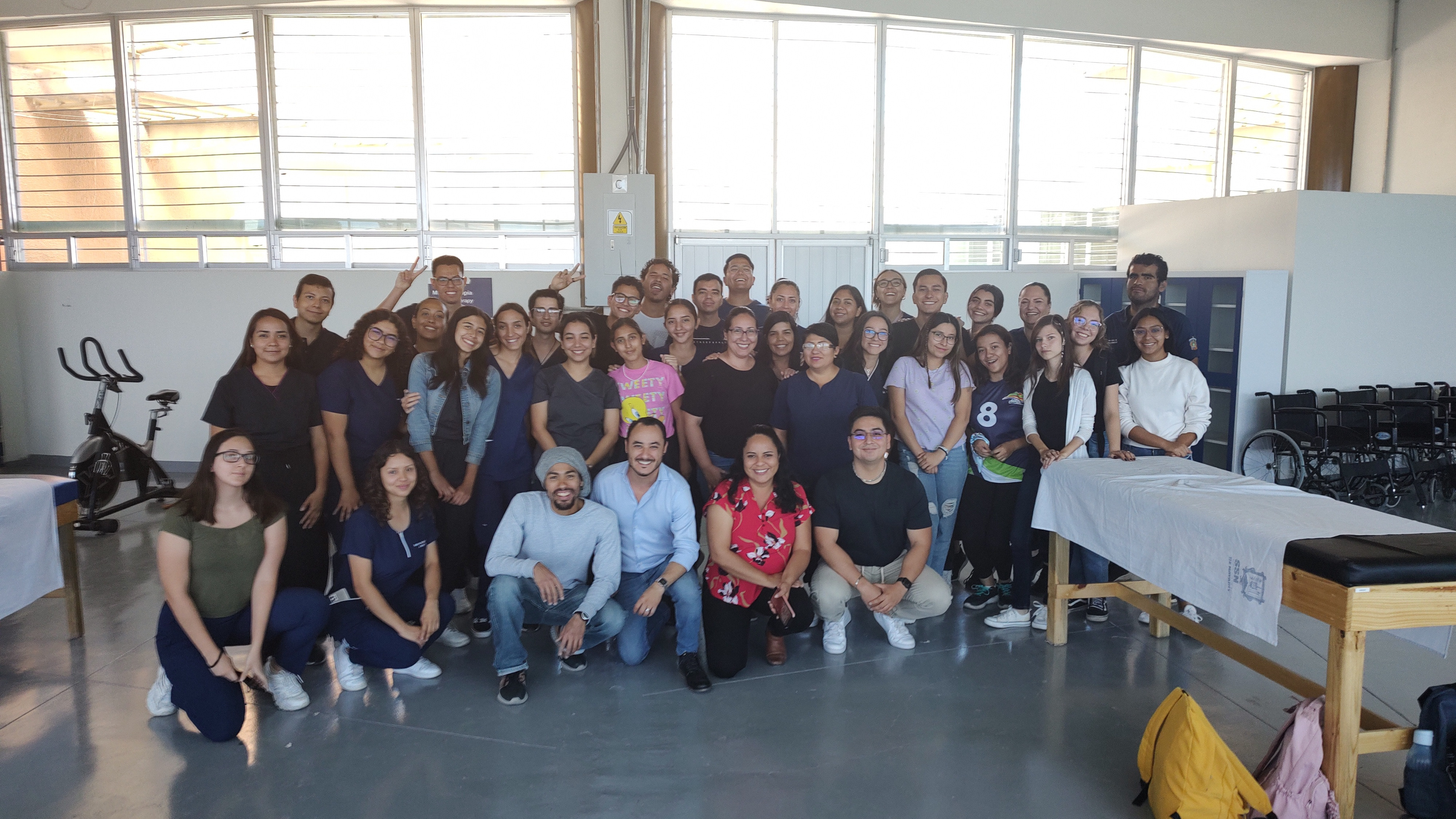 Alumnado y organizadores del la semana del cerebro 